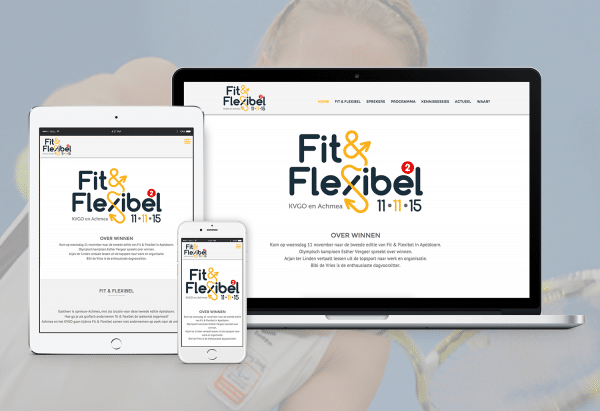 WordPress website gemaakt voor fit en flexibel